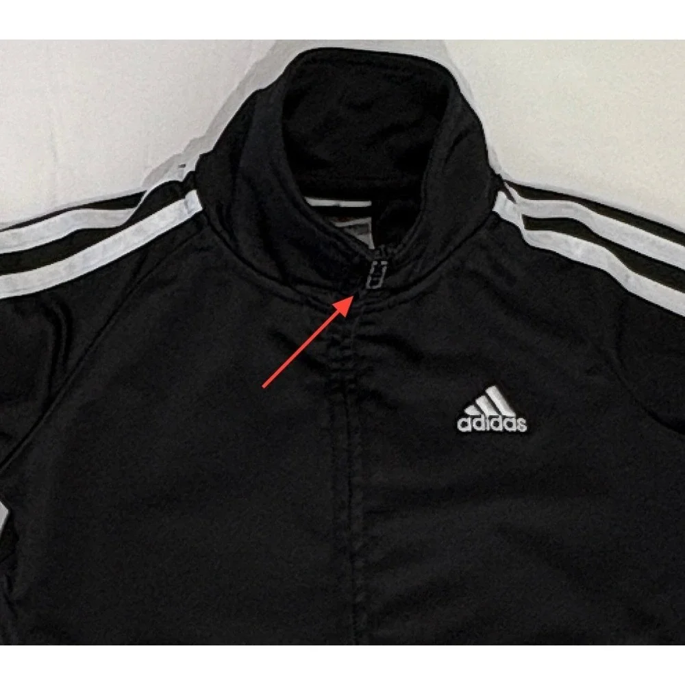Adidas Boys 3 Stripe Black Track Pant‎ Suit Outfit 4 Kids Athletic Sportswear